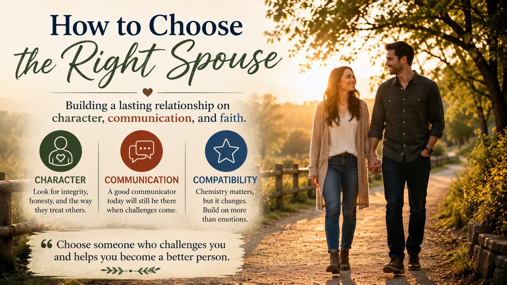 How to Choose the Right Spouse