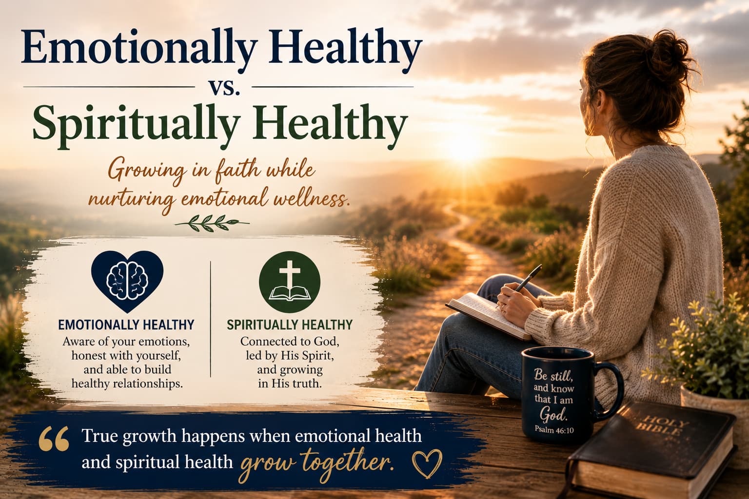 Emotionally Healthy vs Spiritually Healthy
