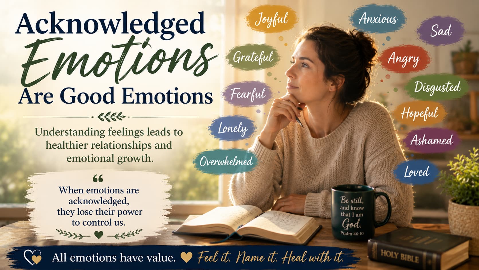 Acknowledged Emotions Are Good Emotions