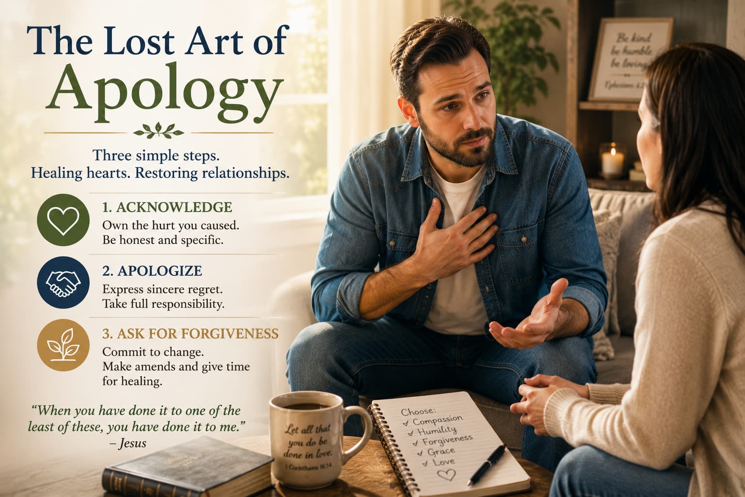 The Lost Art of Apology & Relationship Healing